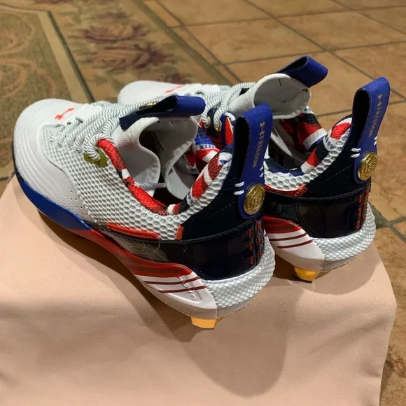 Under Armour Harper 7 “USA Gold” Baseball Cleats Under Armour | Shoes | Under Armour Harper 7 Usa Gold  main image 4